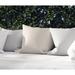 Latitude Run® Outdoor Square Pillow Cover & Insert Eco-Fill/Polyester in Green/White | 16 H x 16 W x 4 D in | Wayfair