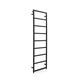 ASA LUXURY Cast Iron Steel designer wall mounted towel ladder rail, Duel fuel Black Matt towel warmer, Electric towel rail 1500 * 500