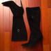 Ralph Lauren Shoes | Black Suede Ralph Lauren Boots With 3” Heel | Color: Black | Size: 8