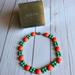 J. Crew Jewelry | J. Crew Coral Pink And Teal Statement Necklace | Color: Green/Pink | Size: Os