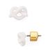 Kate Spade Jewelry | Kate Spade Loves Me Knot Heart Stud Earrings In White | Color: Gold/White | Size: Various