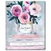 Rosdorf Park Floral & Botanical Dream Florale Florals - Painting Print on Canvas in Gray/Pink | 24 H x 16 W x 1.5 D in | Wayfair