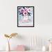 Rosdorf Park Floral & Botanical Dream Florale Florals - Painting Print on Canvas in Gray/Pink | 15 H x 10 W x 1.5 D in | Wayfair
