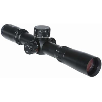 Valdada Spyder Compact Tactical Rifle Scope 9-36x44 35mm Tube Second Focal Plane MOA/MOA MP-8 Xtreme X1 Illum Black VAL-9-36x44 Tactical