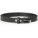 Bigfoot Gun Belts Slim Steel Dress Gun Belt - Men's 32 Inch Stainless Steel Buckle Black GBDB-32-BL-SS