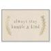 Gemma Violet Typography & Quotes Humble & Kind Love Quotes & Sayings - Painting Print Canvas in Brown | 20 H x 30 W x 1.5 D in | Wayfair