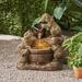 Red Barrel Studio® Nondas Resin Puppy Fountain w/ Light | 22.75 H x 20 W x 13.75 D in | Wayfair 1D8EC27486004C24A678544752C16458