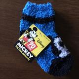 Disney Accessories | 90 Year Mickey Mouse Slipper Socks! | Color: Black/Blue | Size: Osb