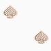 Kate Spade Jewelry | Kate Spade Pave' Earrings | Color: Gold | Size: Os