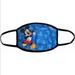 Disney Other | Disney Mickey Mouse Running Fabric Mask | Color: Black/Blue | Size: Kids Size