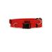 Coastal Pet Adjustable Nylon Tuff Collar in Red, Small