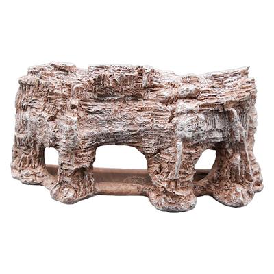 Penn Plax Deco Replica Grotto Cliff Ornament, 9.5" L X 3.75" W X 4.25" H