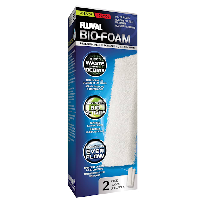 Fluval 206/207 306/307 Foam Insert, 2-pack