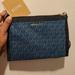 Michael Kors Bags | Nwt Mk Denim Pouchette | Color: Blue | Size: Os