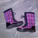 Coach Shoes | Coach Poppy/Winter Boots/Womens/5b | Color: Black/Purple | Size: 5b