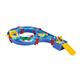 BIG Spielwarenfabrik AquaPlay - AmphieSet - 88x50x13 cm große Wasserbahn, ideales Einsteigermodell, inklusive 1x Spielfigur Wilma (Hippo) sowie 1x Amphibienfahrzeug, für Kinder ab 3 Jahren, 8700001504