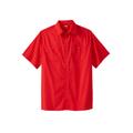 Men's Big & Tall Short-Sleeve Pocket Sport Shirt by KingSize in True Red (Size 2XL)