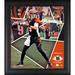 Joe Burrow Cincinnati Bengals Framed 15" x 17" Impact Player Collage with a Piece of Game-Used Football - Limited Edition 500