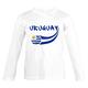 Supportershop T-Shirt Uruguay L/S Kinder Jungen, weiß, FR: 2 x L (Größe Hersteller: 12 Jahre)