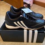 Adidas Shoes | Adidas Indoor Soccer Sneakers | Color: Black/White | Size: 7.5