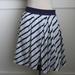Anthropologie Skirts | Anthro Blue Mixed Print Skirt W/ Pockets | Color: Blue/White | Size: 4