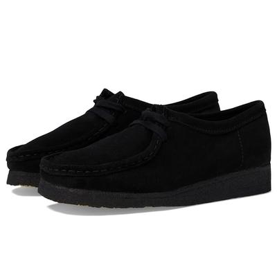 Wallabee Womens Shoes - Black - Clarks Flats