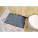 Latitude Run® Freemon Ribbed Rectangle 100% Cotton Bath Rug 100% Cotton in Gray/Blue | 0.25 H x 21 W in | Wayfair F398E9BF883D4FA784F311223DAB8917