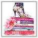 Rosdorf Park Fashion & Glam The Ultimate Floral Boot Books Graphic Art Print Canvas in Pink | 16 H x 16 W x 1.5 D in | Wayfair