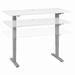 Move 40 Series by Bush Business Furniture 60W x 30D Electric Height Adjustable Standing Desk in White - Bush Furniture M4S6030WHSK