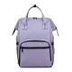 Nappy Changing Backpack Baby Diaper Bag Rucksack with Insulated Pockets Waterproof Travel Backpack Purple 25 * 18 * 40CM