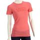 Vans Damen T-Shirt Heathered Logo, Sorbet, M