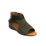 Extra Wide Width Women's The Payton Shootie by Comfortview in Dark Olive (Size 9 1/2 WW)