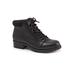 Women's Becky 2.0 Boot by Trotters in Black Leather (Size 6 1/2 M)