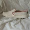 Coach Shoes | Coach Leather Loafers 9.5 Petal Trim Nwot | Color: Cream/Pink | Size: Various