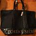 Victoria's Secret Bags | Large Victoria’s Secret Black Tote/ Travel Bag | Color: Black | Size: Large