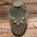 J. Crew Jewelry | J. Crew Vintage Gold/Crystals Statement Necklace | Color: Gold/White | Size: Os