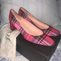 J. Crew Shoes | Jcrew Tartan Block Heel | Color: Pink | Size: 9.5