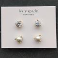 Kate Spade Jewelry | Kate Spade Rise And Shine Stud Set (Nwt) | Color: Gold/White | Size: Os