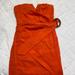 Free People Dresses | Free People Orange Strapless Dress 4 | Color: Orange | Size: 4