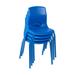 "MyPosture 14"" Child Chair - 4 Pack - Blue - Children's Factory AB8014PB4"