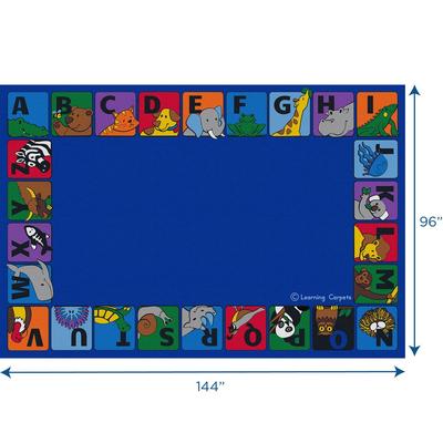 Alphabet Animals Border - Rectangle Large - Children's Factory CPR3062