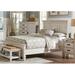 Highland Dunes Lipscomb Solid Wood Low Profile Standard Bed Wood in Gray/White | 57 H x 82.5 W x 92 D in | Wayfair A2E321F2EADB464A9958F8BE34722D27