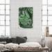 Oliver Gal Abstract Tiago Magro Swirling Green - Painting on Canvas in Black | 45 H x 30 W x 1.5 D in | Wayfair 34957_30x45_CANV_WFL