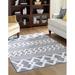 Blue/Navy 118 x 0.5 in Area Rug - Sabrina Soto™ Collection Casa Southwestern Cotton Navy Blue Area Rug Cotton | 118 W x 0.5 D in | Wayfair 3153662