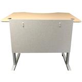 Inbox Zero 23" H x 54" W Desk Modesty Panel Fabric in Brown | 23 H x 54 W x 1 D in | Wayfair 740F9AEECBFD4EF4A75CC2CEF142AABB