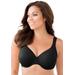 Plus Size Women's Uplifting Plunge Bra by Catherines in Black (Size 44 C)