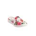 Women's The Camellia Slip On Sneaker Mule by Comfortview in Hawaiian Floral (Size 10 1/2 M)