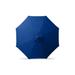 7-1/2' Round Outdoor Market Umbrella - Indigo, Endura Teak - Frontgate