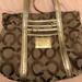 Coach Bags | Gold Coach Tote! | Color: Gold/Tan | Size: Tote