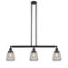 Longshore Tides Lemmons 3 - Light Kitchen Island Linear Pendant Glass, Crystal in Brown | 10 H x 38.75 W x 38.75 D in | Wayfair